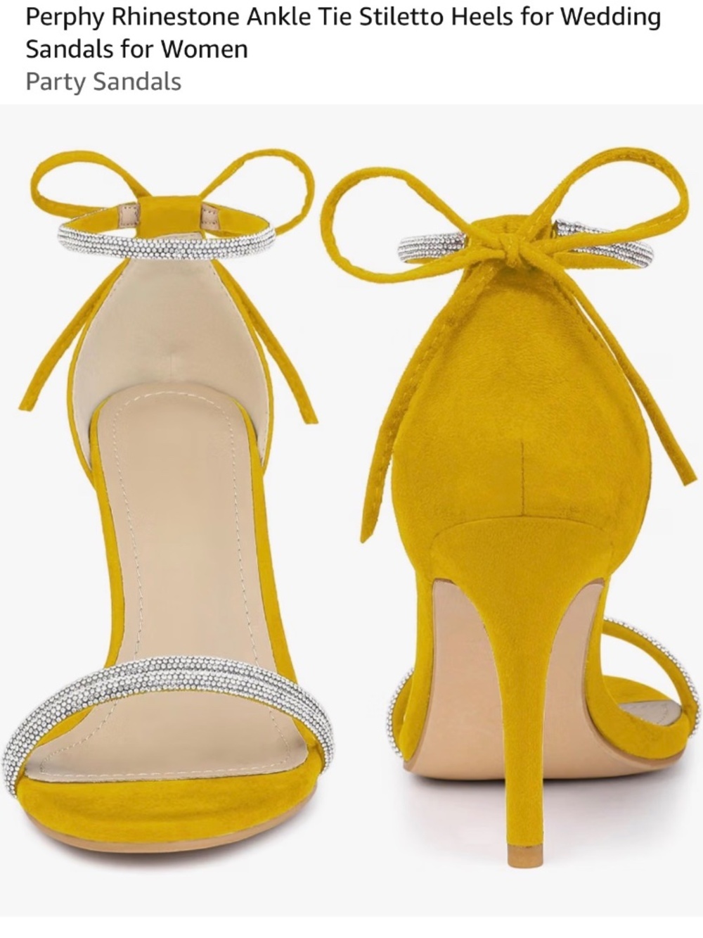 Women yellow sandals